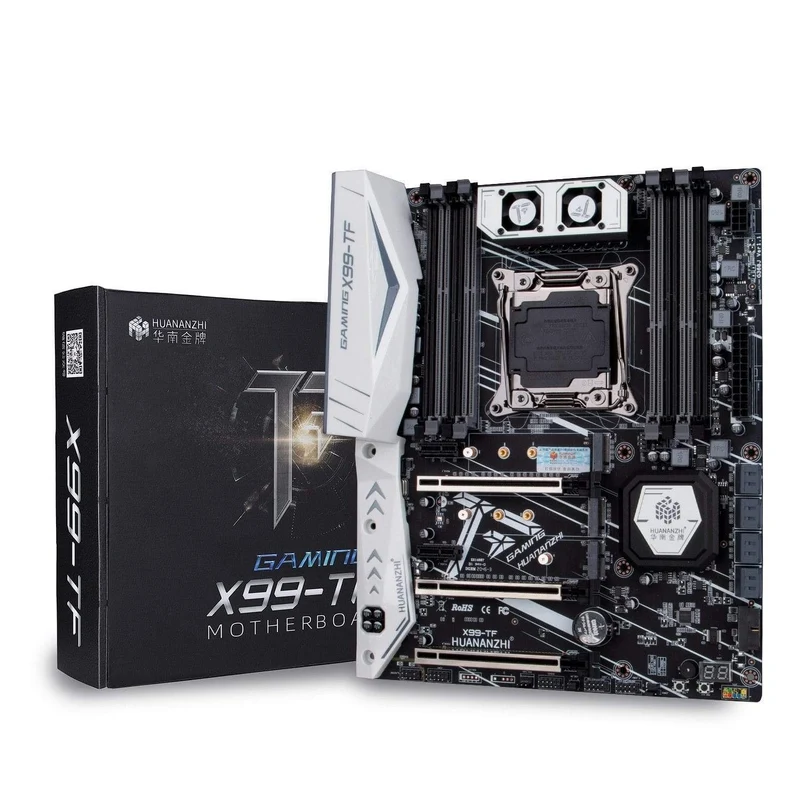 X99 TF Motherboard Combo Kit Set CPU Intel XEON E5 2678 V3 Speicher 4*8G DDR3 RECC 1600 Speicher M.2 NVME USB3.0 ATX