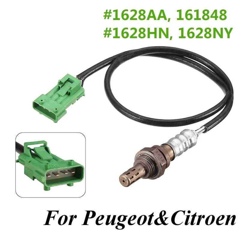 # 1628AA # 9665104080 # 161848 # 1628HN # 1628NY 12V 4-poliger Draht-O2-Sauerstoffsensor für Peugeot / Citroen 206 306 307 C2 C3 C4 C5 C6 C8