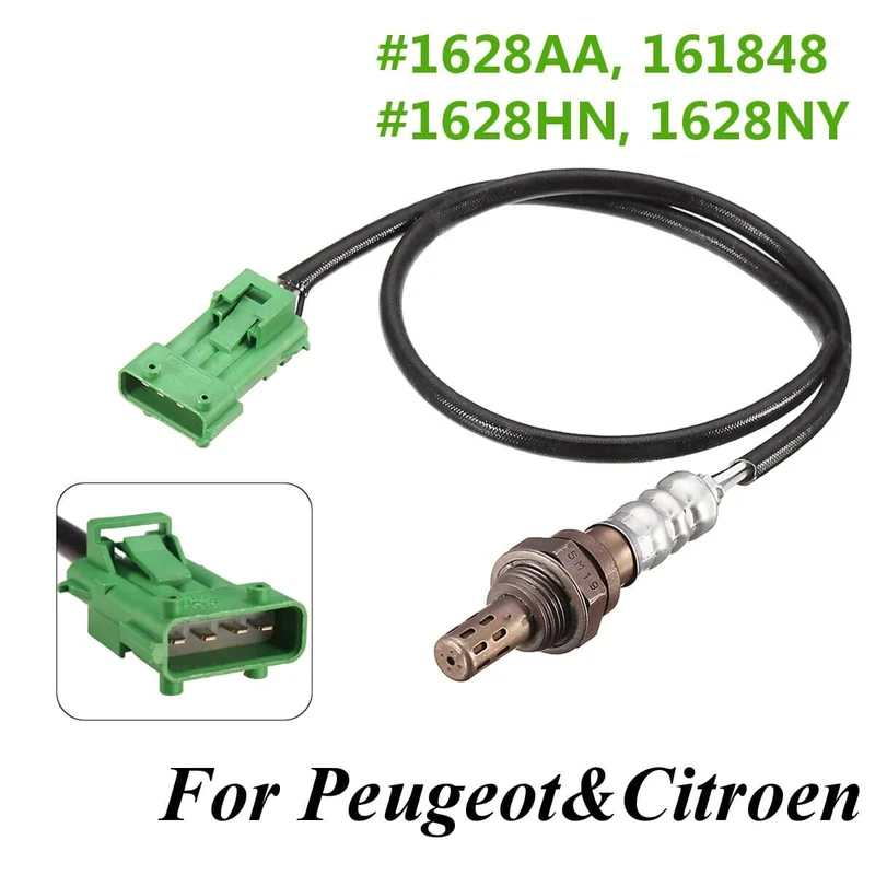 # 1628AA # 9665104080 # 161848 # 1628HN # 1628NY 12V 4-poliger Draht-O2-Sauerstoffsensor für Peugeot / Citroen 206 306 307 C2 C3 C4 C5 C6 C8