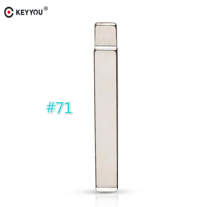10/20/50 PCS Flip KD Remote Key Klinge HU100 Typ #71 für Opel für Buick für Cruze NO. 71