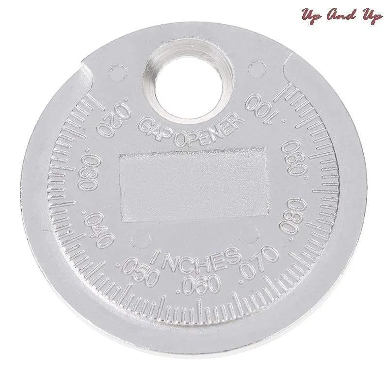 1 Stück Münztyp 0.6–2.4 mm Zündkerzen-Lückenmessgerät, Messwerkzeug, Bereich, Zündkerzen-Messgerät, Kaliber-Messwerkzeug