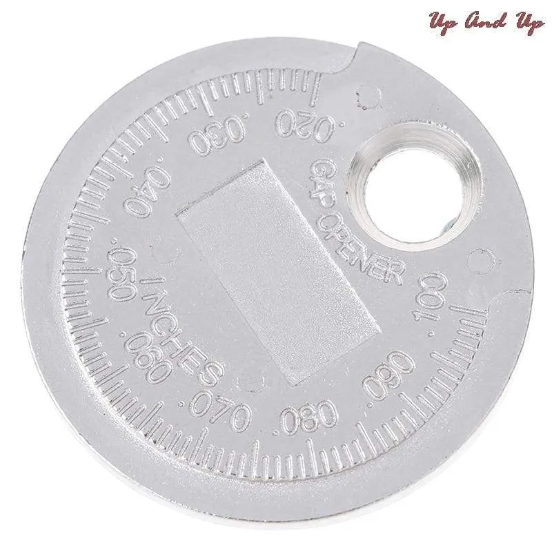 1 Stück Münztyp 0.6–2.4 mm Zündkerzen-Lückenmessgerät, Messwerkzeug, Bereich, Zündkerzen-Messgerät, Kaliber-Messwerkzeug
