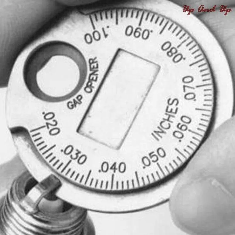 1 Stück Münztyp 0.6–2.4 mm Zündkerzen-Lückenmessgerät, Messwerkzeug, Bereich, Zündkerzen-Messgerät, Kaliber-Messwerkzeug