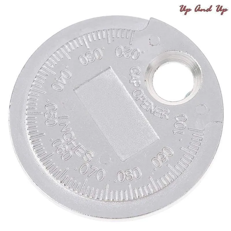 1 Stück Münztyp 0.6–2.4 mm Zündkerzen-Lückenmessgerät, Messwerkzeug, Bereich, Zündkerzen-Messgerät, Kaliber-Messwerkzeug
