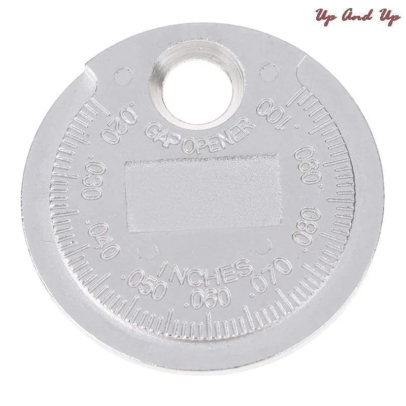 1 Stück Münztyp 0.6–2.4 mm Zündkerzen-Lückenmessgerät, Messwerkzeug, Bereich, Zündkerzen-Messgerät, Kaliber-Messwerkzeug