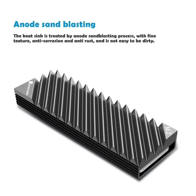 M.2 SSD NVMe Kühlkörper Kühlkörper M.2 2280 SSD Festplatte Aluminium Kühlkörper Kühler Thermal Pad für Desktop PC Thermische dichtung