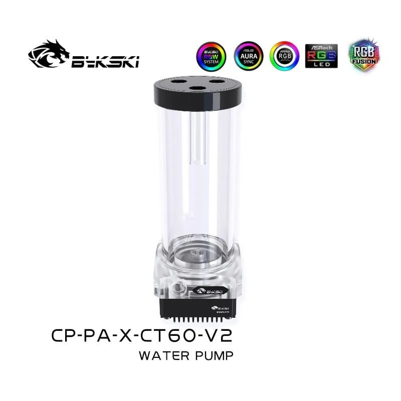 10-W-DDC-Kombipumpe + Reservoir, maximal 3800 U/min, Förderhöhe 3 Meter, 300 l/h, Wasserzylinder, Tanklänge 100/150/200 mm