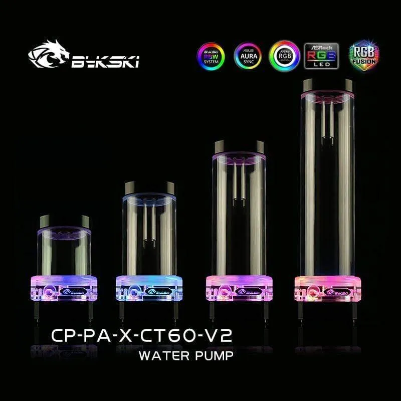 10-W-DDC-Kombipumpe + Reservoir, maximal 3800 U/min, Förderhöhe 3 Meter, 300 l/h, Wasserzylinder, Tanklänge 100/150/200 mm