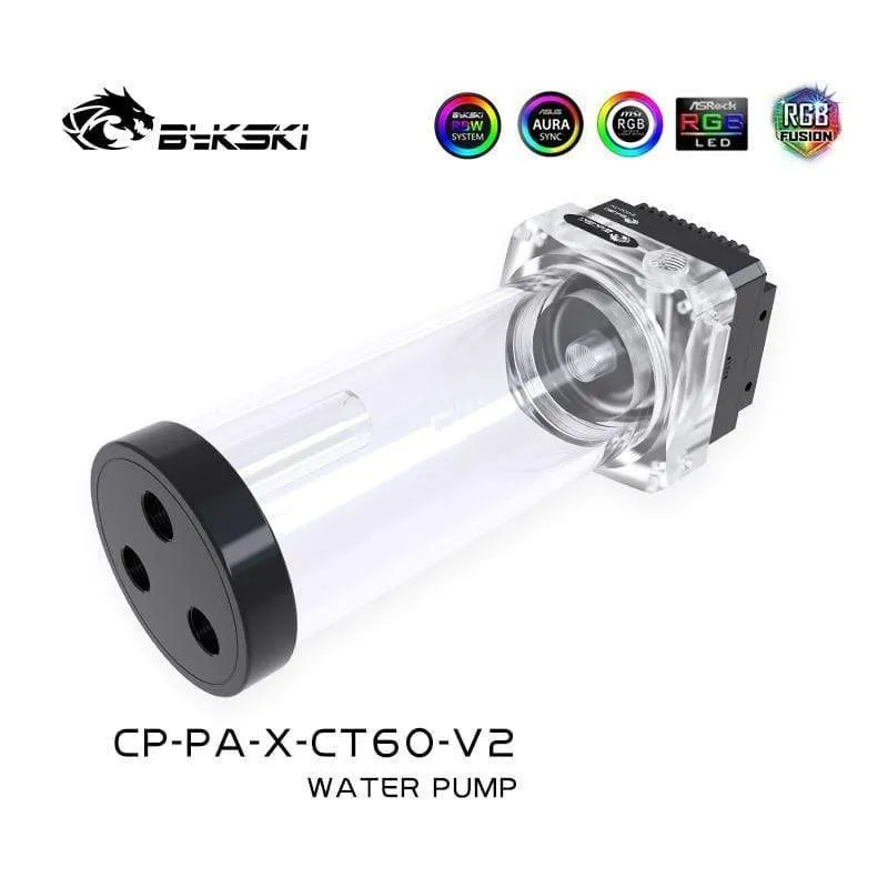 10-W-DDC-Kombipumpe + Reservoir, maximal 3800 U/min, Förderhöhe 3 Meter, 300 l/h, Wasserzylinder, Tanklänge 100/150/200 mm