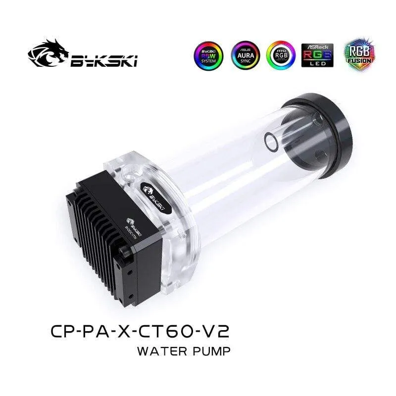 10-W-DDC-Kombipumpe + Reservoir, maximal 3800 U/min, Förderhöhe 3 Meter, 300 l/h, Wasserzylinder, Tanklänge 100/150/200 mm