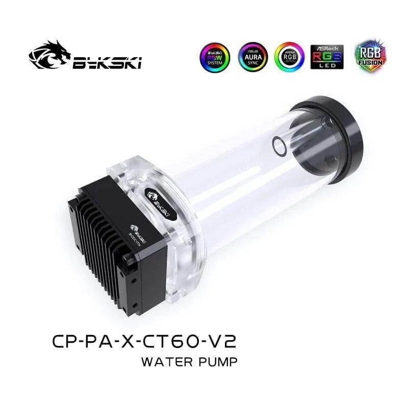 10-W-DDC-Kombipumpe + Reservoir, maximal 3800 U/min, Förderhöhe 3 Meter, 300 l/h, Wasserzylinder, Tanklänge 100/150/200 mm