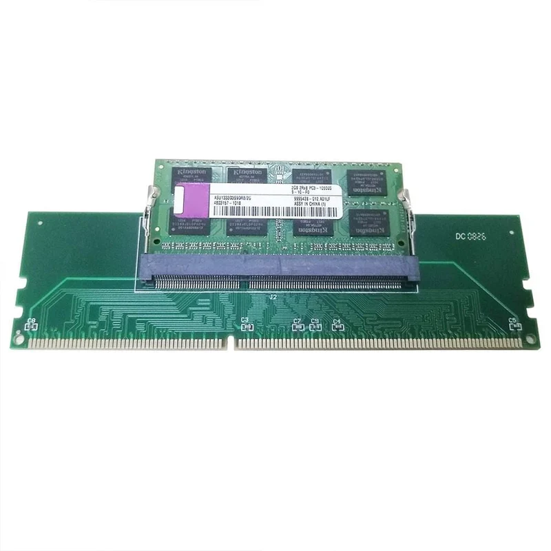 Speicheradapter Der Adapterkarte Laptop 200 Pin Interner Speicher zum Desktop-DDR3-Adapter Praktischer langlebiger tragbarer Anschluss