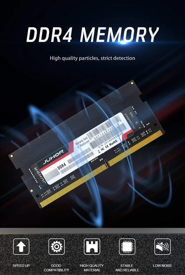 RAM Memoria 8 GB 16 GB DDR4 4 GB Laptop-Sodimm-Speicher mit 2133 MHz, 2400 MHz, 2666 MHz, 1.2 V, neuen Dimm-RAMs