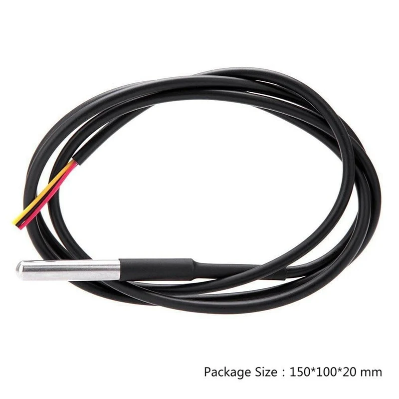 DS18B20 Wasserdichter digitaler Temperatursensor, Thermistor, Thermokabel, 5 Stück, unverzichtbares Zubehör