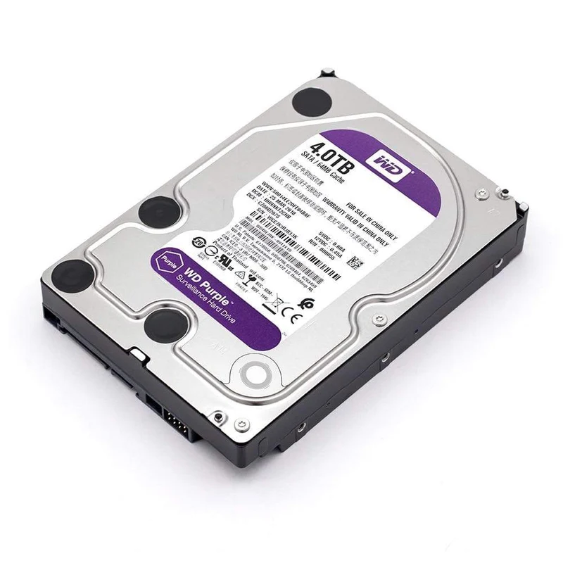 4 TB HDD-Überwachungsfestplatte – 5400 U/min Klasse SATA 6 Gbit/s 64 MB Cache 3.5 Zoll – WD40EJRX Kamera-IP