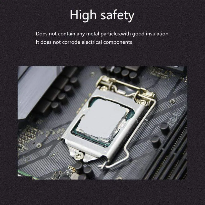ZF-12 Hochleistungs-Wärmeleitfähigkeit, 12 W/mk Fettpaste, AMD Intel Prozessor, CPU, GPU, Kühler, Lüfter, Verbindung, Kühlkörper
