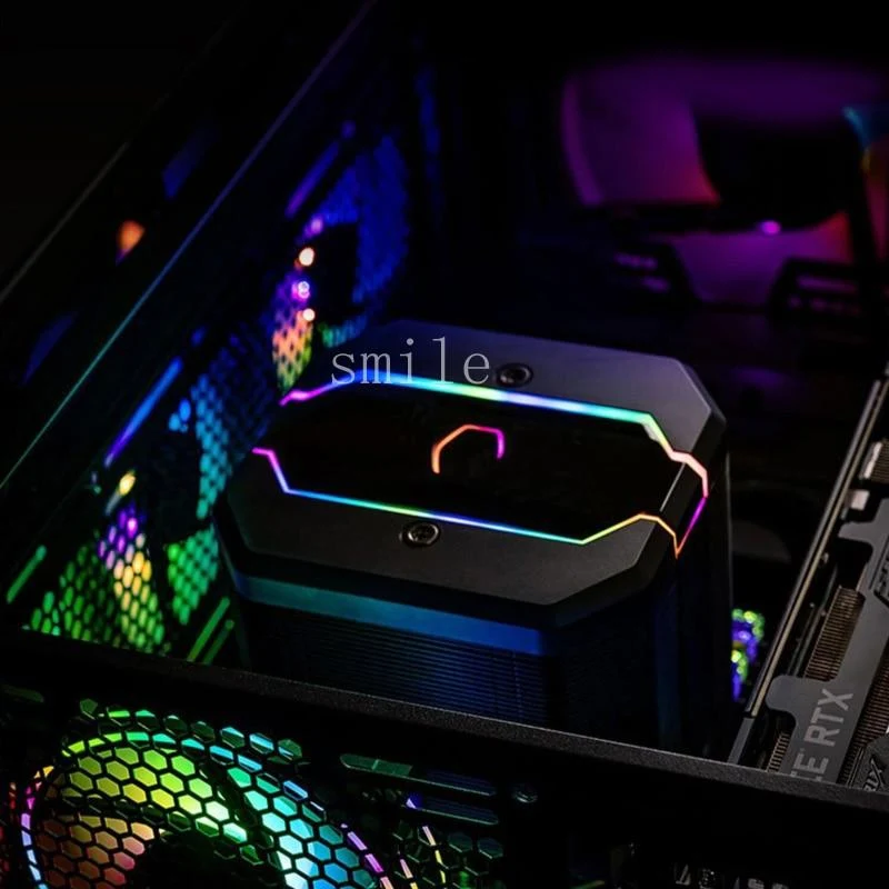 Kühler Master Master Lüfter MF120 HALO Adressierbarer RGB-Lüfter mit zwei Ringen für PC-Computergehäuse Flüssigkeitskühler