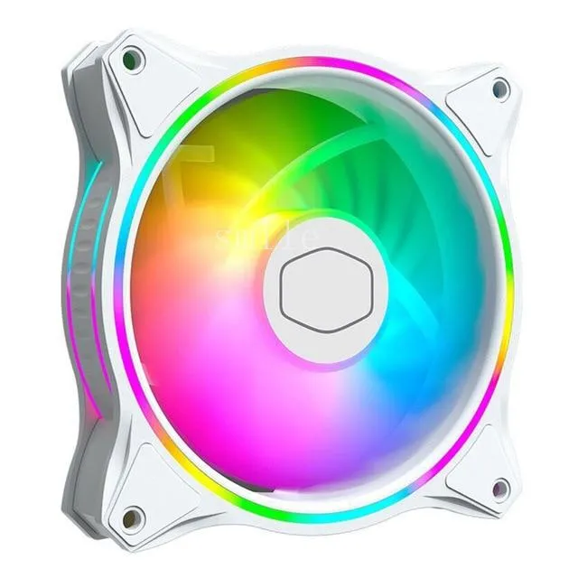 Kühler Master Master Lüfter MF120 HALO Adressierbarer RGB-Lüfter mit zwei Ringen für PC-Computergehäuse Flüssigkeitskühler