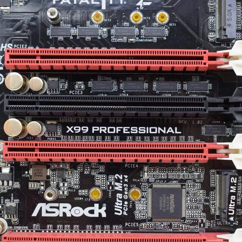 Fatal Fatal1ty x99 Professional Gaming x99m x99 Motherboard Mining DDR4 M.2 LGA 2011-3 PC-Motherboards USB 3.1 128 GB