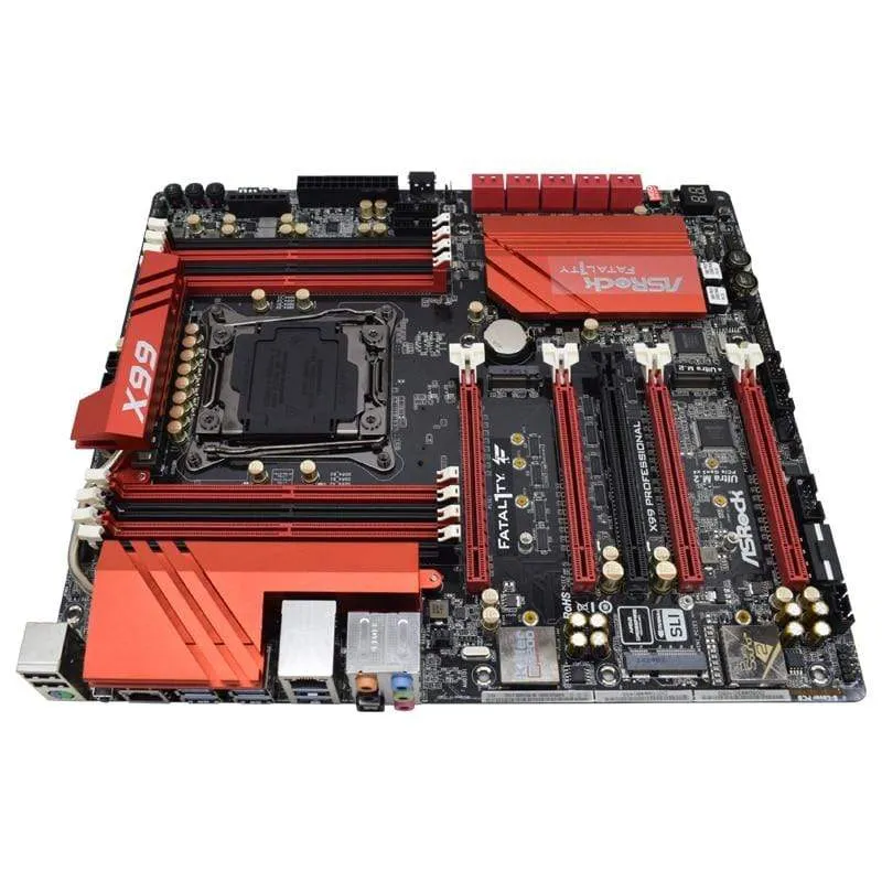 Fatal Fatal1ty x99 Professional Gaming x99m x99 Motherboard Mining DDR4 M.2 LGA 2011-3 PC-Motherboards USB 3.1 128 GB