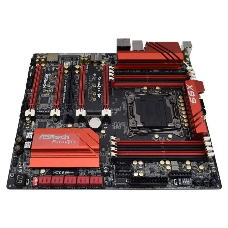 Fatal Fatal1ty x99 Professional Gaming x99m x99 Motherboard Mining DDR4 M.2 LGA 2011-3 PC-Motherboards USB 3.1 128 GB