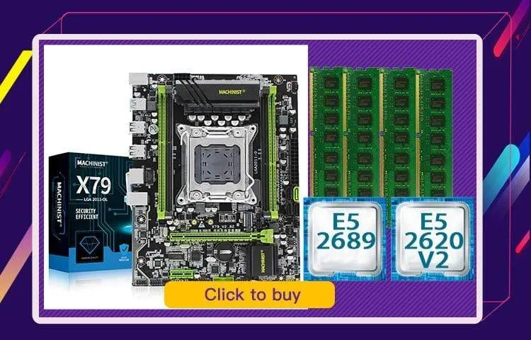 X79 LGA2011 Desktop-Motherboard LGA 2011 unterstützt DDR3 REG ECC RAM Intel Xeon E5 v1 & v2 Prozessor X79 V2.82 Mainboard