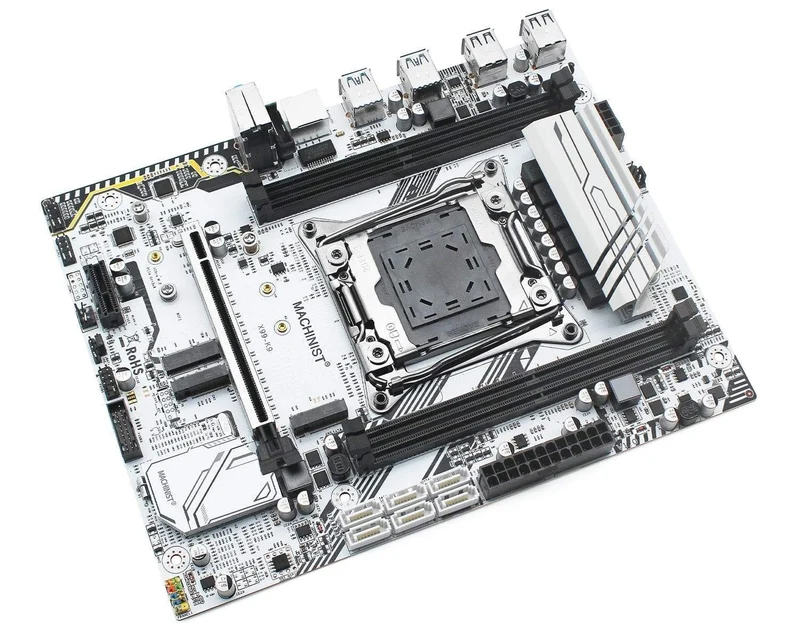 X99 Motherboard LGA 2011-3 Set Kit mit Intel Xeon E5 2630L V3 CPU 16GB(2*8GB) DDR4 ECC REG RAM M-ATX WIFI NVME M.2 SSD X99-K9