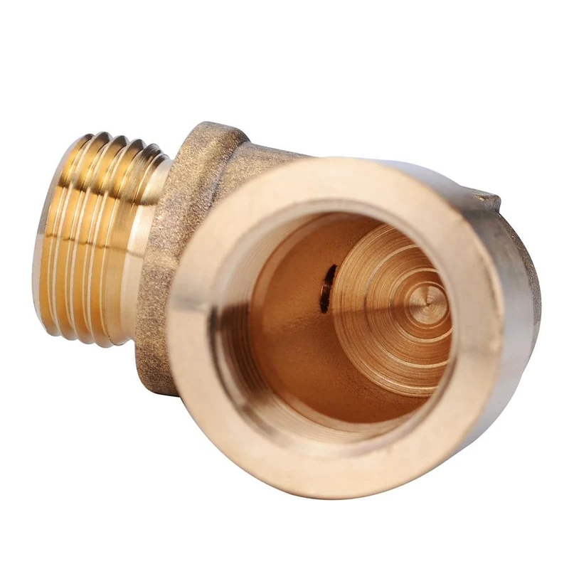 90 Grad M18x1.5 O2 Lambdasonde Sauerstoffsensor Extender Spacer für Decat Wasserstoff Messing