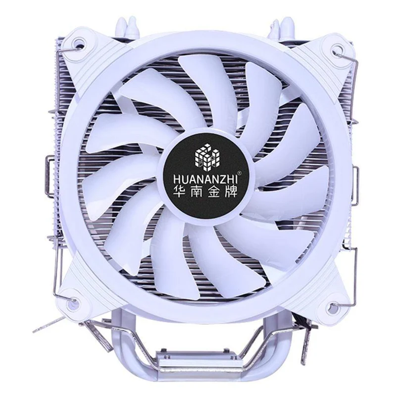 A600 4 Kupfer Heat Pipe LED CPU Kühler Lüfter Kühler Leiser Dual Fan Kühler Kühlkörper