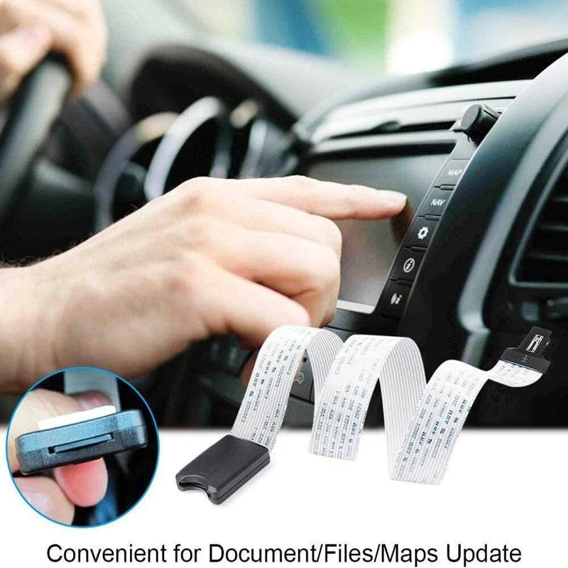 Micro SD Buchse zu Micro SD Stecker Verlängerungskabel TF zu TF Kartenleser Flexibler Extender Adapter für Auto GPS 3D Drucker Drucker TV