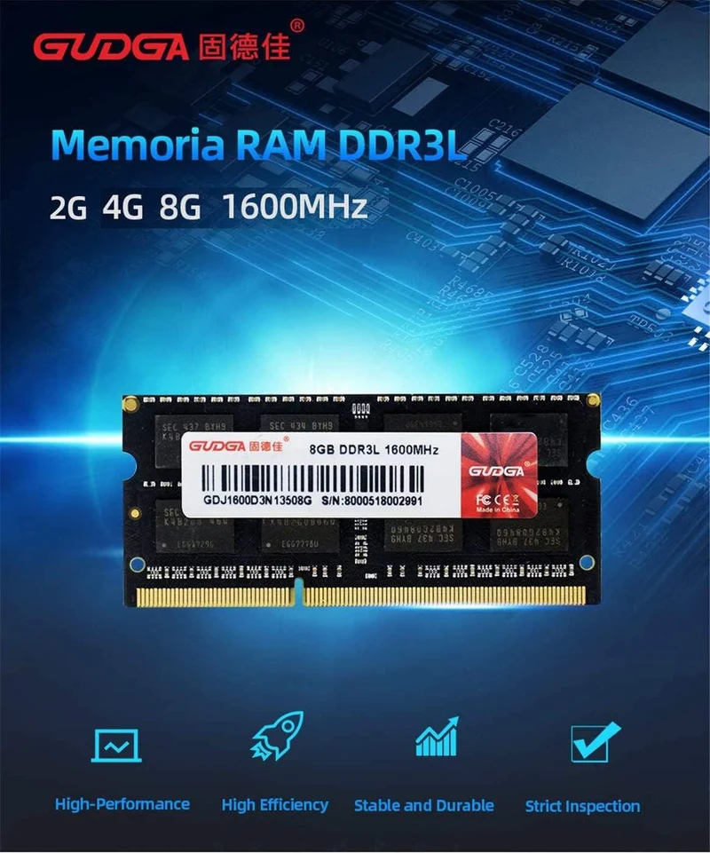 DDR3 4GB 8GB 1600MHz Sodimm Memoria Ram 1.35 V Notebook RAM 204Pin Laptop Speicher Ram Sodimm DDR 3 RAMs Computer Zubehör