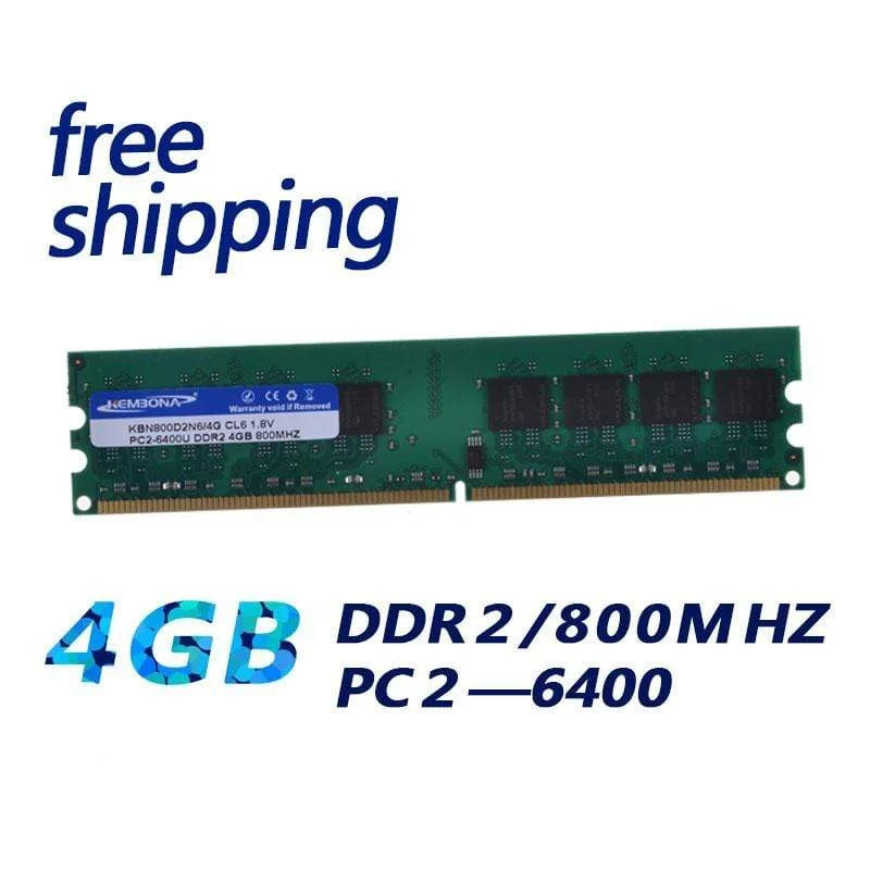 KBN800D2N6/4G PC2-6400 LONG-DIMM PC DESKTOP DDR2 4GB 4G 4Bits Speicher Ram Memoria für AMD Desktop PC