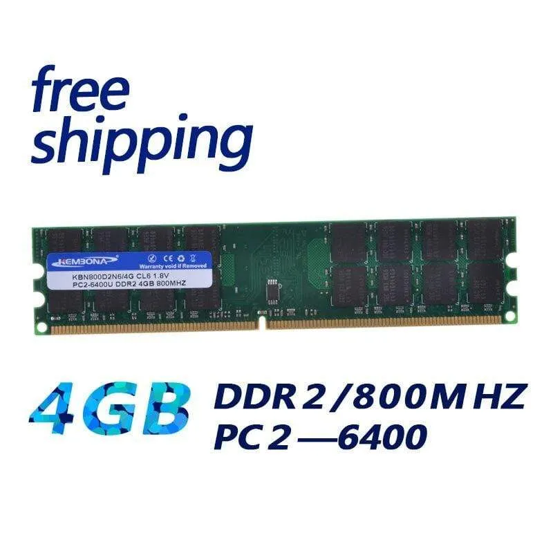 KBN800D2N6/4G PC2-6400 LONG-DIMM PC DESKTOP DDR2 4GB 4G 4Bits Speicher Ram Memoria für AMD Desktop PC