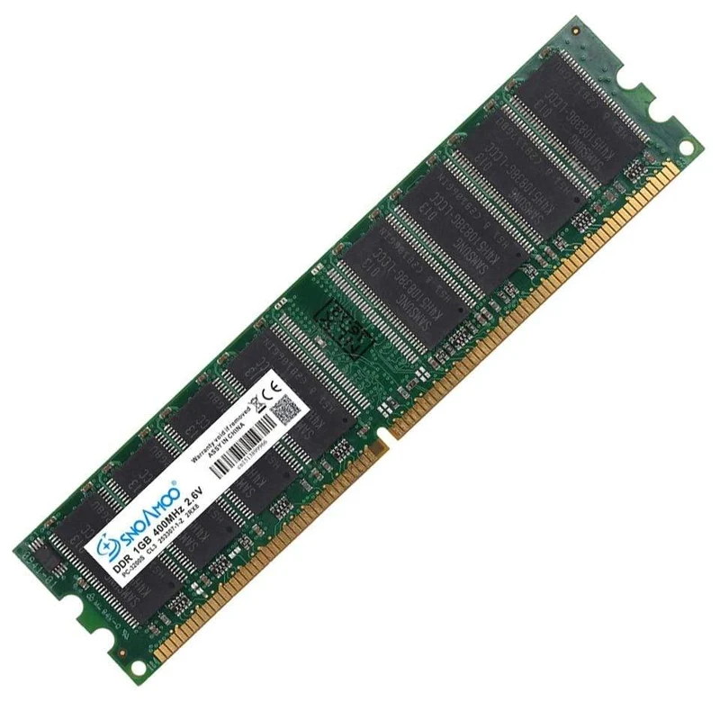 Desktop-Computer GEBRAUCHTE RAMs DDR 333 MHz 1 GB PC-2700U DDR1 400 MHz DIMM Nicht-ECC Computer 184Pin Desktop-Speicher Lebenslange Garantie