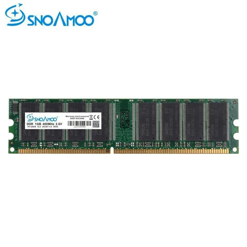 Desktop-Computer GEBRAUCHTE RAMs DDR 333 MHz 1 GB PC-2700U DDR1 400 MHz DIMM Nicht-ECC Computer 184Pin Desktop-Speicher Lebenslange Garantie