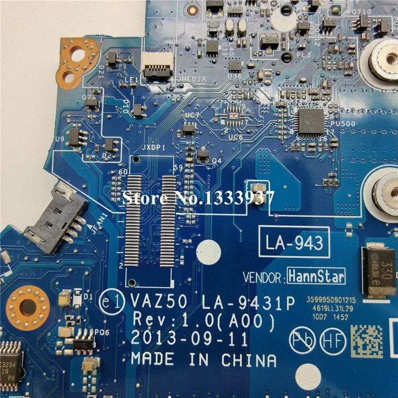 VAZ50 LA-9431P FÜR DELL Latitude E7240 Laptop-Motherboard I5-4310U CN-0GMYR8 0GMYR8 GMYR8 DDR3L-Mainboard 100% getestet