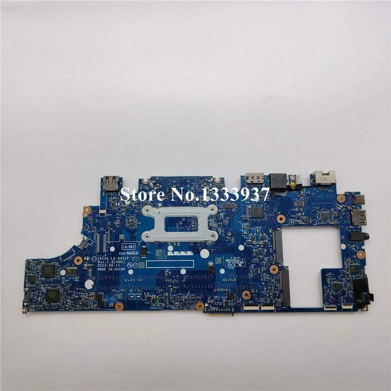 VAZ50 LA-9431P FÜR DELL Latitude E7240 Laptop-Motherboard I5-4310U CN-0GMYR8 0GMYR8 GMYR8 DDR3L-Mainboard 100% getestet