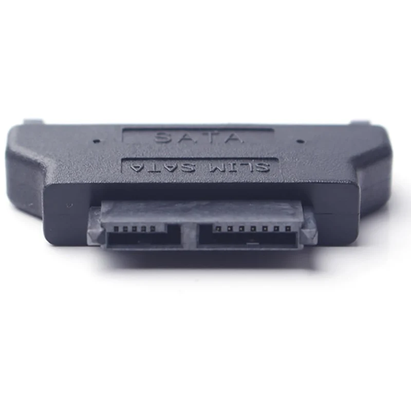 Slimline-SATA-Adapter Serial ATA 7+15 22-poliger Stecker auf Slim 7+6 13-polige Buchse für Desktop-Laptop-HDD-CD-ROM-Festplattenlaufwerk