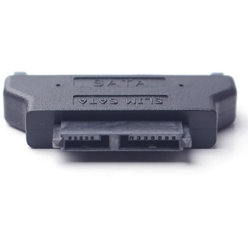 Slimline-SATA-Adapter Serial ATA 7+15 22-poliger Stecker auf Slim 7+6 13-polige Buchse für Desktop-Laptop-HDD-CD-ROM-Festplattenlaufwerk