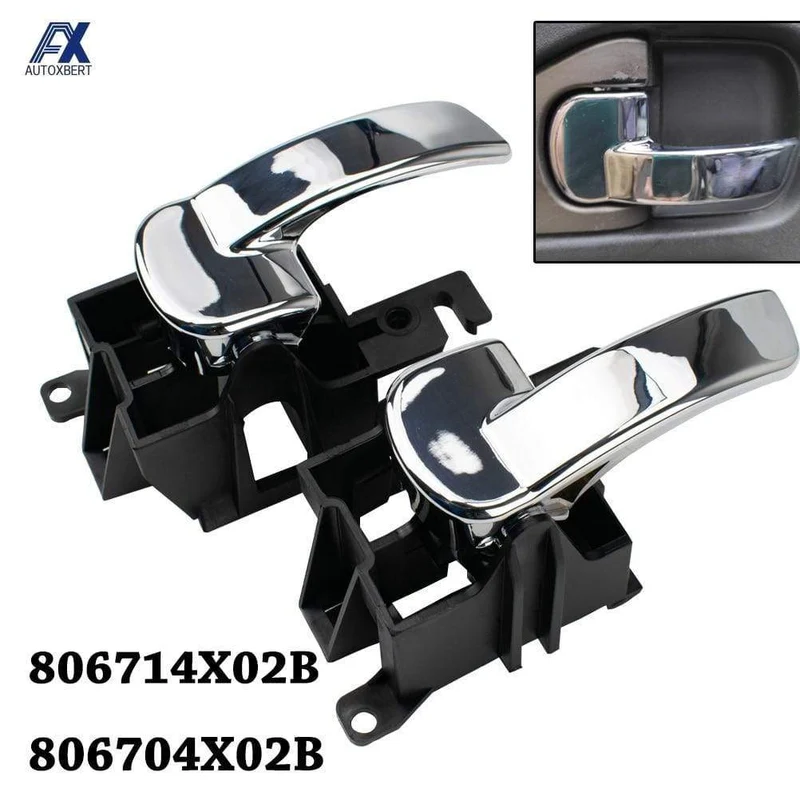 Auto Innentürgriff Griffverriegelungsabdeckung vorne hinten links rechts für Nissan Navara D40 Pathfinder R51 806714X02B 806704X02B