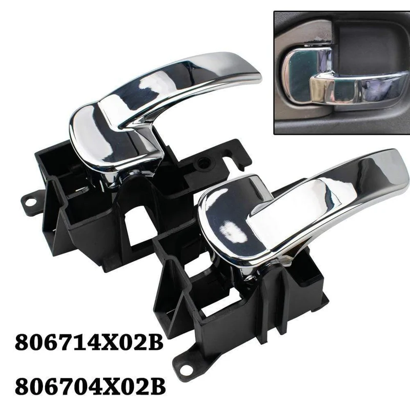 Auto Innentürgriff Griffverriegelungsabdeckung vorne hinten links rechts für Nissan Navara D40 Pathfinder R51 806714X02B 806704X02B