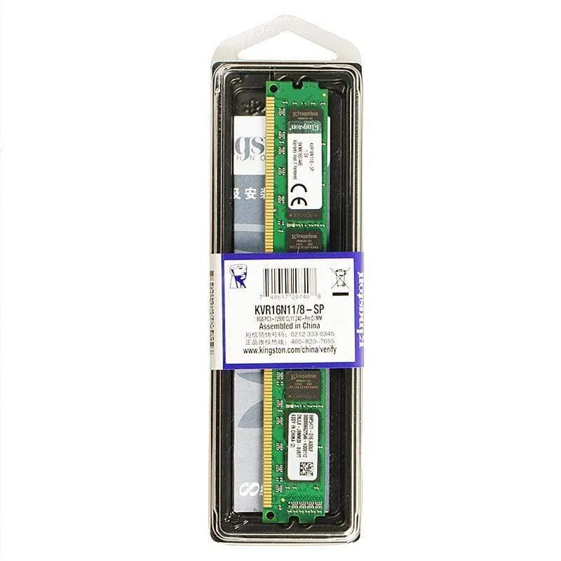 Kingston 8 GB DDR 3 1600 MHz Desktop Value Ram KVR16N11/8