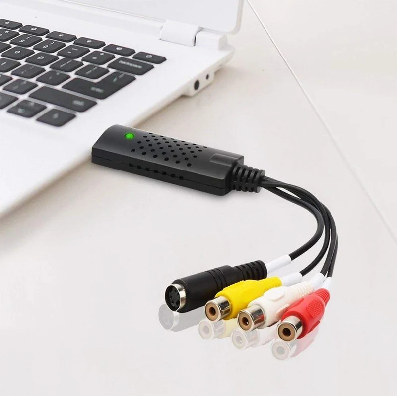 VHS zu Digital Converter USB 2.0 Video Converter Audio Capture Karte VHS Box VHS VCR TV zu Digital Converter Unterstützung Win 7/8/10