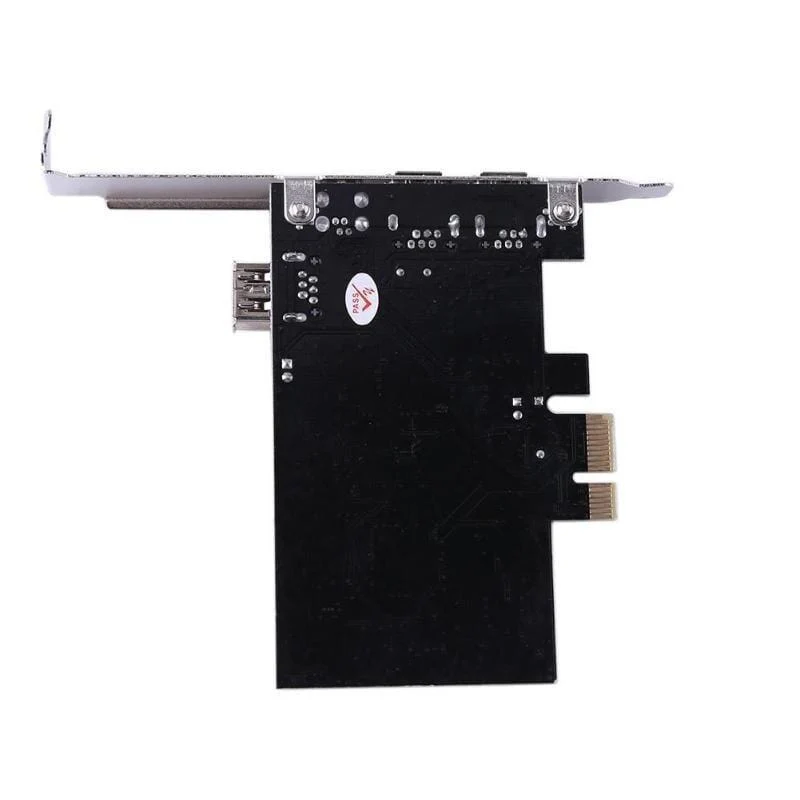 3 externe Ports Karte 1394A 2.5 GB Erweiterungskarte PCI-E zu IEEE 1394 1x 4Pin 2x 6Pin DV Adapter