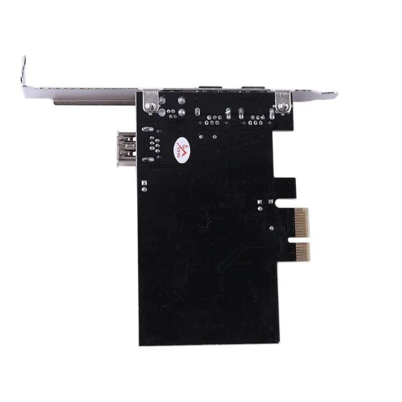 3 externe Ports Karte 1394A 2.5 GB Erweiterungskarte PCI-E zu IEEE 1394 1x 4Pin 2x 6Pin DV Adapter