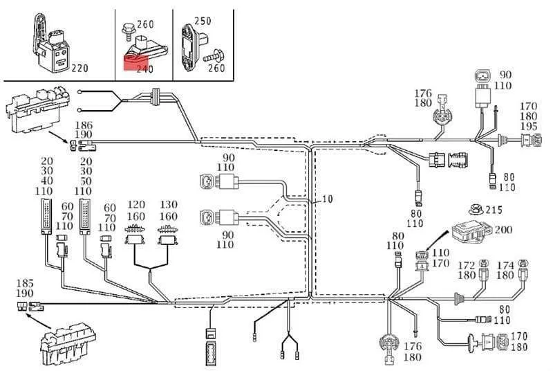 Echter Beschleunigungsaufhängungs-Vertikalsensor für Mercedes-Benz C215 R129 R230 W140 W164 W211 W220 OEM A0045423518 0045423518