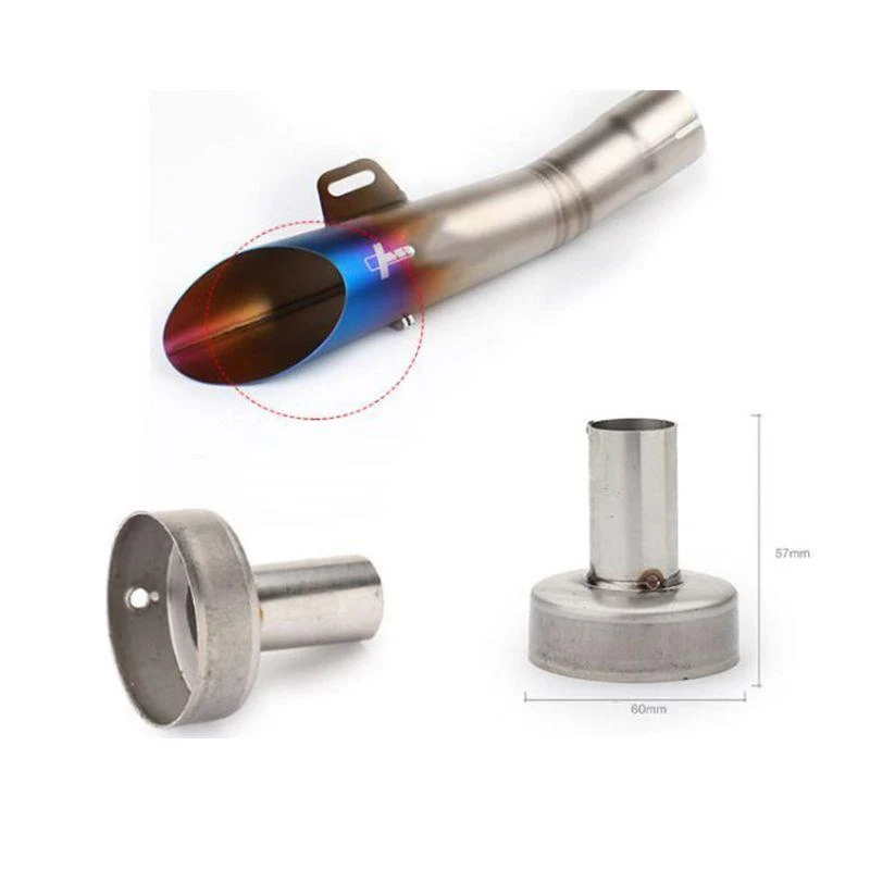 Universeller Front-Mid-End-Katalysator DB Killer für Motorrad-Schalldämpfer Schalldämpfer Noise Sound Eliminator