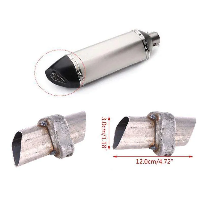 Universeller Front-Mid-End-Katalysator DB Killer für Motorrad-Schalldämpfer Schalldämpfer Noise Sound Eliminator
