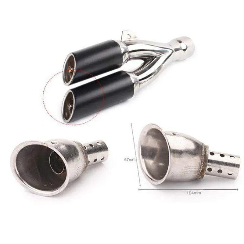 Universeller Front-Mid-End-Katalysator DB Killer für Motorrad-Schalldämpfer Schalldämpfer Noise Sound Eliminator