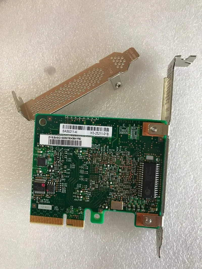 RaidStorage Avago LSI SAS 9211-4I LSISAS2004it 4 Port NO-RAID HBA JBOD SATA SFF8087 6 GB PCI-E 2.0 X4 Controller-Karte